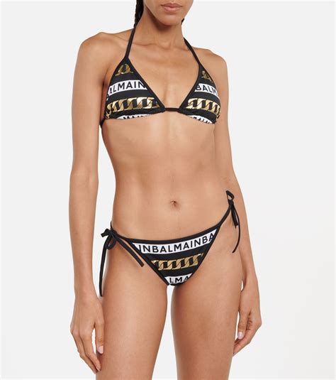 Bedruckter Bikini In Multicolor Balmain Mytheresa