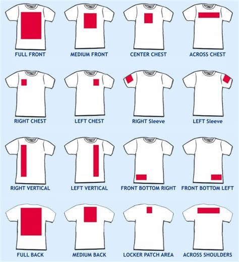 Shirt Logo Placement Guide Lindsy Hood