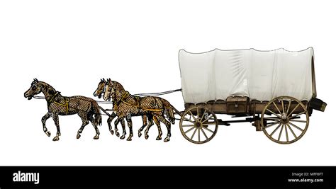 Horse Drawn Wagon 1800s High Resolution Stock Photography And Images