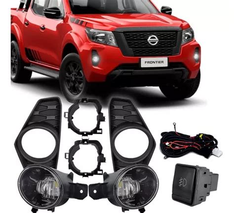 Par Farol Led Milha Neblina Auxiliar Nissan Frontier 2022 Frete grátis