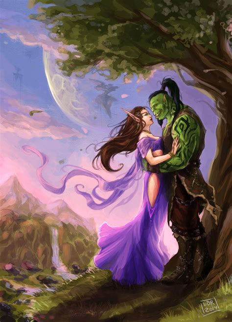 Commission Lovers In Nagrand By Liberlibelula On Deviantart