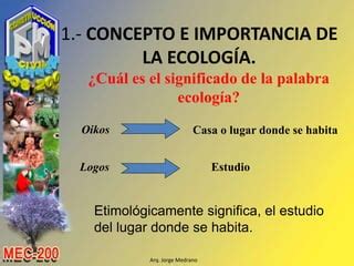 Unidad 1-ecologia1 | PPT