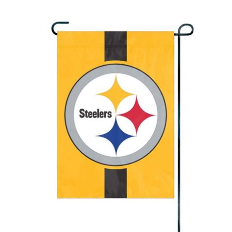 Schorin Company | Pittsburgh Steelers Gold Embroidered Garden Flag ...