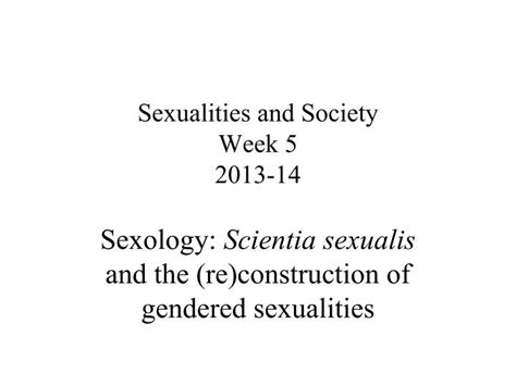 Ppt Sexualities And Society Week 5 2013 14 Powerpoint Presentation