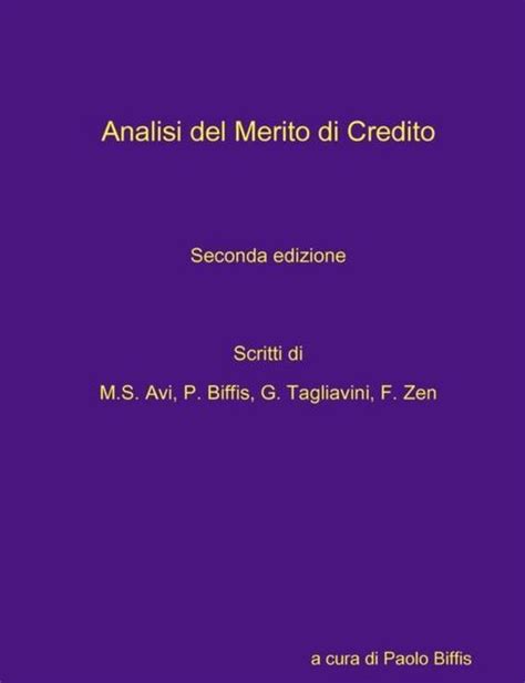 Analisi Del Merito Di Credito 9788896639252 Paolo Biffis Boeken Bol