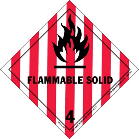 Class 4: Flammable Solids