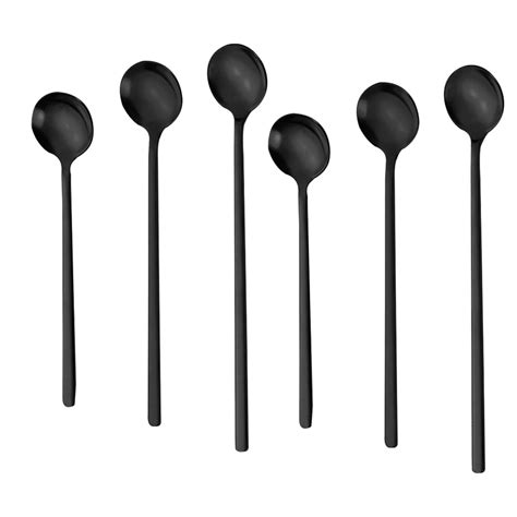 Long Handled Ice Tea Spoon Cocktail Stir Spoons Stainless Steel