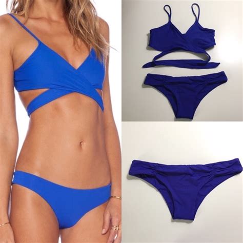 L Space Swim Lspace Sapphire Bikini Set Poshmark
