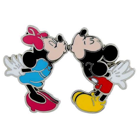 Disney Mickey And Minnie Pin Magnetic Kiss