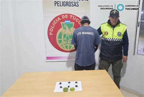 Atrapan a un hombre con envoltorios de marihuana Comunicación Tucumán