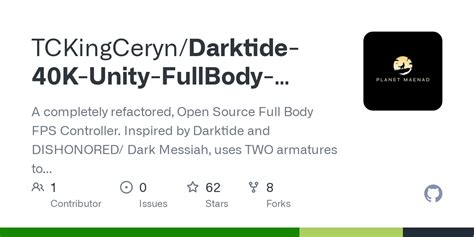 Github Tckingceryndarktide 40k Unity Fullbody Fps Controller A