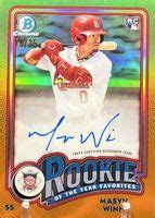 Masyn Winn 2024 Bowman ROY MW Rookie Of The Year Favorites Autographs