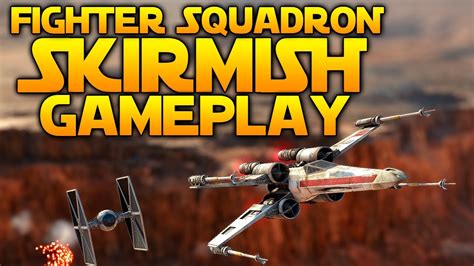 Star Wars Battlefront Skirmish Fighter Squadron Gameplay YouTube