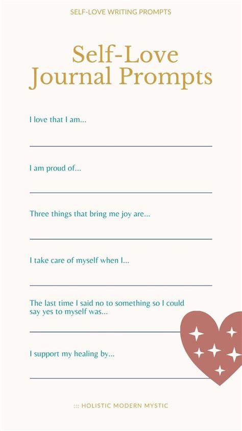 Self Love Journal Prompts Pinterest Artofit