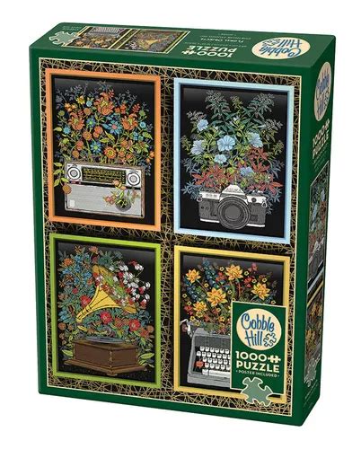 Rompecabezas Cobble Hill Cobble Hill Puzzles Objetos Florales Vintage