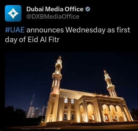 Eid Ul Fitr 2024 Crescent Moon Not Sighted In Saudi Arabia And UAE