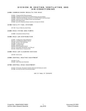 Fillable Online Dc Standards Division Heating Ventilating Air