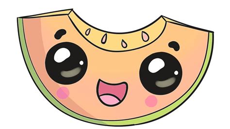 Como Dibujar Un Melon Kawaii Dibujos Kawaii Faciles Aprender A Porn