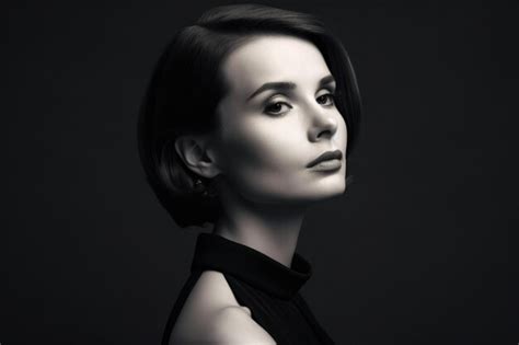 Premium Ai Image Timeless Portrait Of A Woman With Classic And