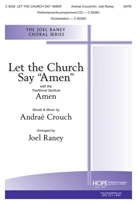 LET THE CHURCH-JR-SATB - Hope Publishing Company