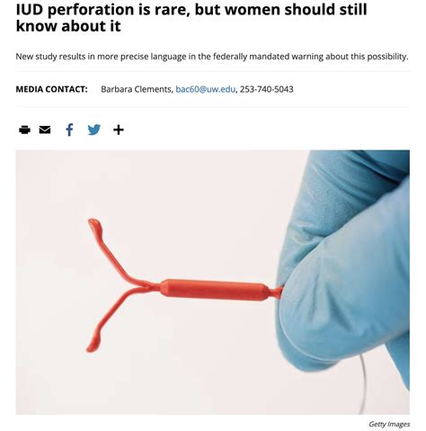 Iud Perforation Is Rare But Women Should Still Know About It — Iud