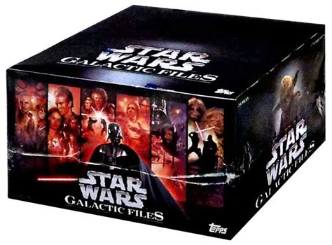 Star Wars Topps Galactic Files Series Trading Card Retail Box