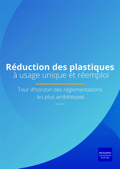 Agissons à La Source Contre La Pollution Plastiqueno Plastic In My Sea