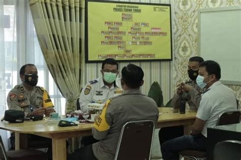 Polres Tebing Tinggi Jadikan Sejumlah Ruas Jalan Sebagai Kawasan Tertib