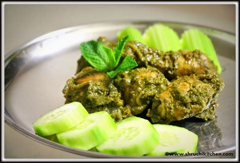 Shruchi Kitchen Pudina Chicken Fry Mint Chicken Fry