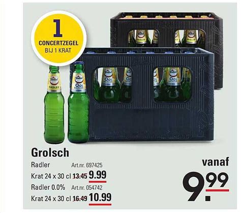 Grolsch Aanbieding Bij Sligro Folders Nl