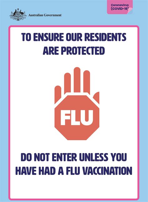 Flu Vaccination Poster Aged Care Quality And Safety Commission