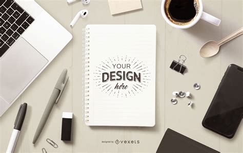 Modelos De Mockup Psd De Caderno Edit Veis Para Baixar