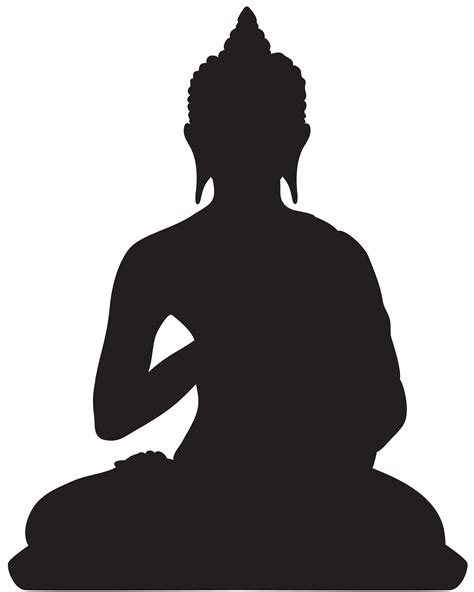 Buddha Silhouette Vector Free Download at GetDrawings | Free download