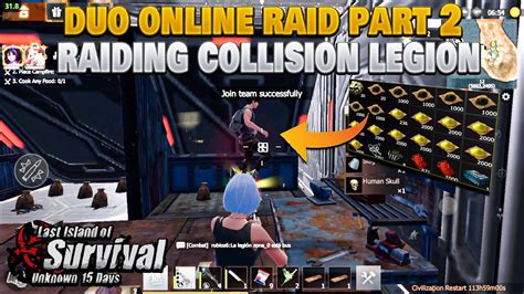 Duo Online Raid Part 2 Raiding Collision Legion Last Island Of Survival