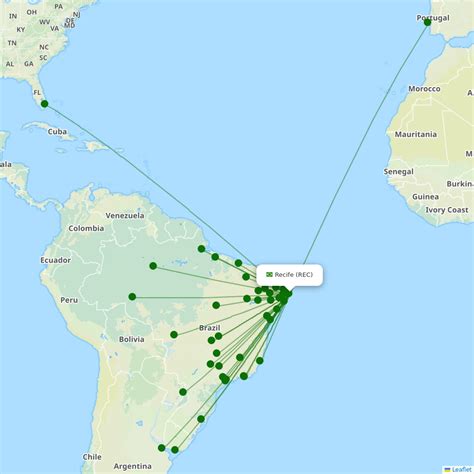 Recife Destinations Routes Airport Information