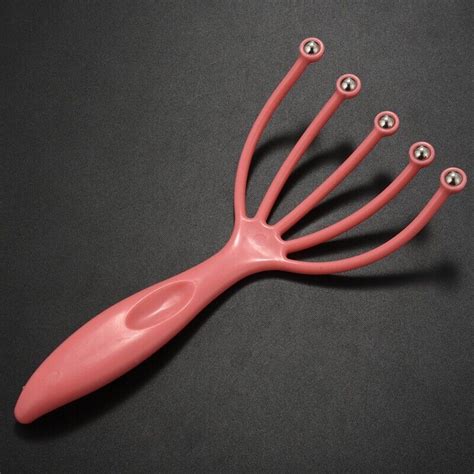 Handheld Five Fingers Claw Steel Ball Massager For Head Scalp Neck