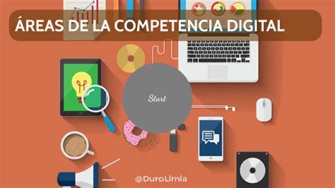 Áreas de la competencia digital by JAVIER ROMERO RUIZ on Prezi