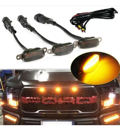 3 Piezas De Luz Led Para Parrilla De Coche F 150 F150 Raptor Meses