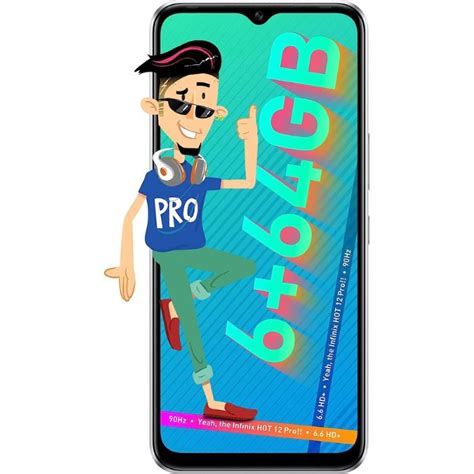 Infinix Hot 12 Pro 6GB 64GB Halo White Price In India