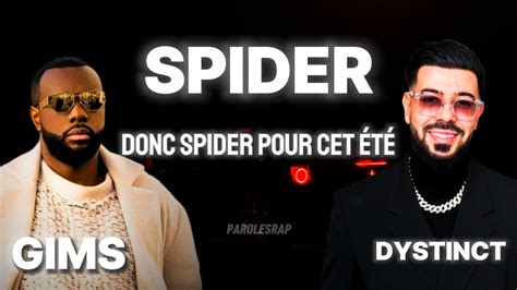 Spider Gims Feat Dystinct Nouvelle Chanson Lyrics Video