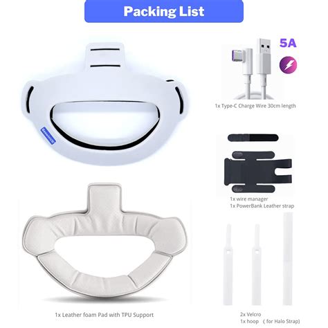 2021 Beswinvr Halo Padding Kit 3 In 1 And Power Bank Holder For Oculus