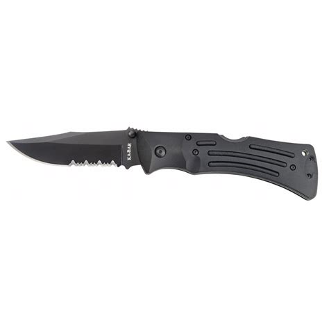 KA - BAR® Mule Serrated - Edge Folding Knife - 191168, Military Grade ...