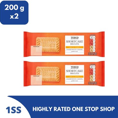 Tesco Shortcake Biscuit 200g Set Of 2 Exp Aug 2022 Lazada Ph