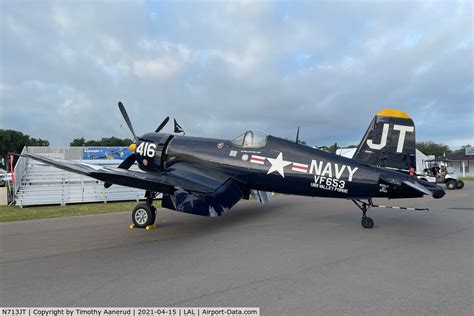 Aircraft N713JT 1945 Vought F4U 4B Corsair C N 97143 Photo By Timothy