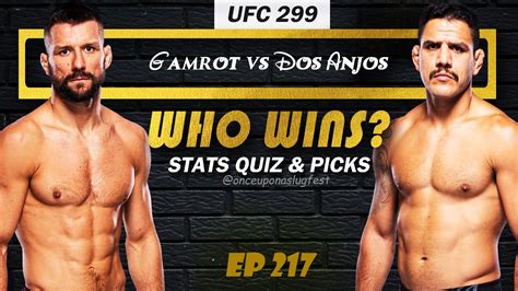 Ufc Predictions Stats Quiz Mateusz Gamrot Vs Rafael Dos Anjos