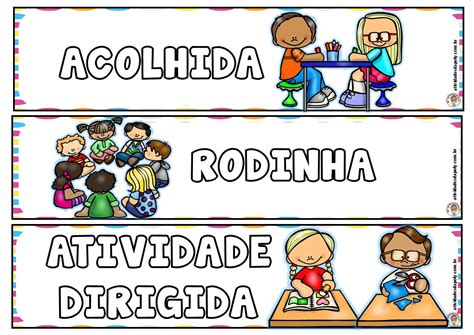 Ideias De Rotina Pre Escolar Rotina Pre Escolar Atividades Para