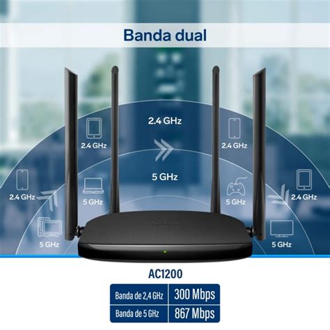 Steren Router Wi Fi Doble Banda Ac Kemik Guatemala