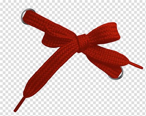 Red Background Ribbon Shoelaces Shoelace Knot Necktie Bow Tie