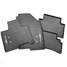 Rubber Floor Mats Kia Sportage Nq Black Piece Set Genuine Kia