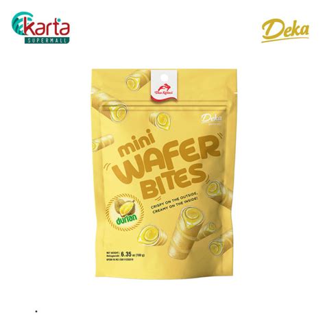 Deka Mini Wafer Bites Durian 180g Lazada